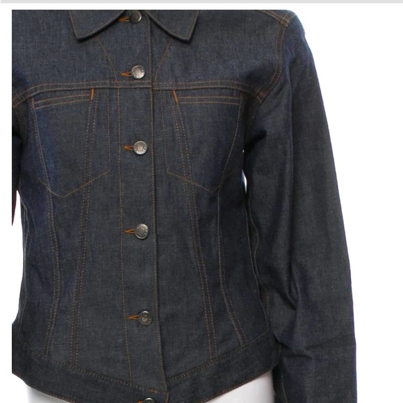 Gucci vintage dark denim jacket sizeS/m44 - Picture 1 of 6